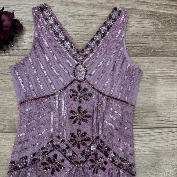 DANCE FLAPPER STYLE TAP COSTUME SIZE 9/10 - Picture 5 of 11